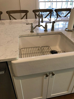 Раковина для кухни из искусственного камня Caesarstone 2141 Snow White